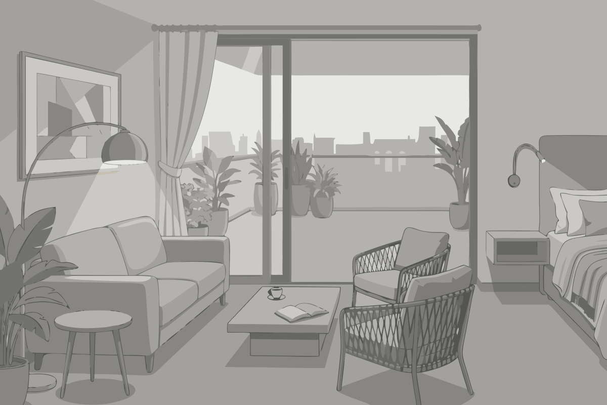 Double Room with Partial Ocean View